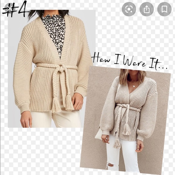 Who What Wear Sweaters - NWOT Target cardigan with ties